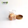 Pote Selado de Plástico para Alimentos e Animais de Estimação de 450ml, Garrafa de Plástico Transparente, Pote para Frutas Conservadas e Doces, Boca Larga, Pote de Plástico de Calibre 75