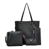 2025 Nuevo Estilo Patrón Lichi Bolso de Cuatro Piezas para Mujer Moda Simple Versátil Europeo y Americano Bolso de Mano Gran Capacidad Bolso para Mujer Moderno
