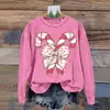Suéter retro de cuello redondo para otoño e invierno transfronterizo con estampado digital 3D, se puede vender en conjunto, abrigo suéter casual navideño al por mayor