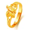 Anillo Dorado Arena para Mujer, Duradero, de Nicho, Dulce Anillo Abierto de Imitación Dorada para Mujer, Accesorios de Aleación de Cobre, Productos Nuevos al por Mayor