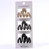 Pinza de Pelo de Serpiente Mediana Simple Mate de 4.5 cm Pinza Lateral Temperamento Combinable Parte Trasera de la Cabeza Cola de Caballo Alta Pinza de Tiburón