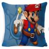 Funda de Cojín de Sofá Super Mario Transfronteriza Funda de Cojín para Coche Sala de Estar Funda de Cojín de Sofá Funda de Almohada Admite Personalización