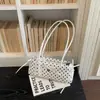 Bolso de axila de nicho transfronterizo súper popular para mujer, nuevo bolso baguette de lunares de moda de verano 2026 para el trabajo y los desplazamientos