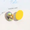 Parches Ovalados de Resina con Partículas de Concha Triturada Iridiscente Degradada Materiales para Pendientes y Accesorios para el Cabello Hechos a Mano DIY Venta al por Mayor