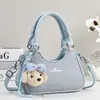 Bolso de mano tipo bolsa de dumplings nuevo y elegante de alta apariencia, bolso de hombro o axila versión coreana, bolso cruzado para mujer, bolso para mujer