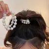 Pulsera de doble propósito ~ banda de goma de perlas de alta gama para el cabello de mujer, cuerda para la cabeza de alta elasticidad, duradera, nueva de alta gama 2025