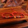 Pulseira Trançada de Fio Vermelho do Ano do Cavalo para Boa Sorte para Mulheres, Pulseira Simples Unissex Atrai Riqueza e Transforma Fortuna Atacado