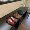 Zapatos de Entrenamiento Alemanes Retro Marrones de Cuero Genuino para Mujer 2026 Nuevos Versátiles con Cordones Bloques de Color Tenis Casuales Zapatos Forrest Gump Tenis