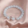 Nova Pulseira Chinesa Turmalina Fruta Topázio Jade Roxo Água Marinha Cristal Branco Pulseira Cristal Doce Fresca
