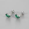 Diseño de Clavo para Hélice de Zirconia Marqués Nuevo Estilo Europeo y Americano, Pendientes de Clavo para Cartílago de la Oreja Versátiles y de Moda para Mujer