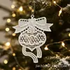 Adornos para Árbol de Navidad, Decoraciones Navideñas, Colgantes Festivos, Papá Noel Transfronterizo, Caballo Mecedora, Linterna, Reno, Luces de Estrella de Cinco Puntas