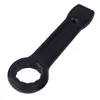Llave de impacto de alta resistencia negra con mango recto, de una cabeza, llave de flor de ciruelo grande, 65 engrosada, 36 impacto de martillo, 38 impacto, 90 tamaño grande, 95
