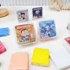 Nueva Caja de Dibujos Animados Plástico Cepillado Colorida Goma de Borrar Papelería Creativa Pequeños Premios para Niños y Estudiantes Cuero Especial