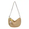 Moda de Verano Tela de Nylon Color Sólido para Mujer 2026 Gran Capacidad Fresco Nuevo Estilo Simple Casual Bolso de Hombro Cruzado tipo Almohada