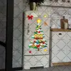 Adesivos de Carro de Natal Conjunto de Adesivos Magnéticos Impermeável e Resistente ao Sol Metal Porta de Garagem Geladeira Janela Adesivos de Decoração de Feriado
