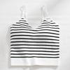 Outono Nova Costela Linda Costas Envolvidas Peito Roupa Interior Sutiã Feminino Sem Argola de Aço com Bojo no Peito Base Sem Alças Camisola Colete