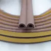 Tipo D 9*6 porta e janela tira de vedação doméstica isolamento acústico anticolisão à prova d'água à prova de vento borracha EPDM tipo autoadesivo