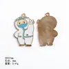 Nueva Serie Médica de Dibujos Animados Aleación Goteo de Aceite Doctor Enfermera Collar Pulsera Colgante Venta Directa de Fábrica Diseño Original