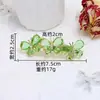 Grampo de Cabelo Borboleta Vazado com Strass Grampo de Cabelo Flor Fofa Atacado Acessórios de Cabelo Cruzados para Traseira da Cabeça das Mulheres Headwear Presilha de Primavera