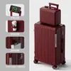 Maleta de viaje USB ultraligera de alto valor, maleta multifuncional, nueva maleta con contraseña, gran capacidad