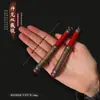 Jogo de paz comendo frango cercando nunchakus dragão fuga de metrô modelo de arma branca ornamentos de brinquedo de liga