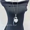 Collar de Corazón Vintage Desgastado 2025 Nuevo Diseño de Nicho Gama Alta Lujo Ligero Temperamento Moda Cadena Versátil para Suéter