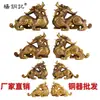 Yang Tong Ji Fabricante Atacado Ornamentos de Pixiu de Cobre para Decoração de Casa e Escritório Pixiu de Cobre Unicórnio da Fortuna