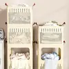 Cesta de ropa sucia plegable personalizable para uso doméstico, gran capacidad, elegante cesta de almacenamiento para baño, cesta de ropa sucia extraíble
