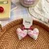 Goma para el pelo con forma de corazón floral de primavera, Cuerda para el pelo con lazo lindo, Goma para el pelo dulce de bebé, Goma elástica para coleta, Accesorios para el pelo de niña