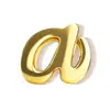 Superficie de Espejo de Cobre Nueva Transfronteriza Colgante de 26 Letras Inglesas Collar Pulsera Pendientes DIY Accesorios Simples Versátiles