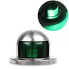 Luzes de Navegação Marítima 12V Luzes de Sinalização para Iate Luzes Indicadoras para Barco Pequeno Luzes Laterais em Aço Inoxidável Luzes Vermelha e Verde Luzes de Bordo