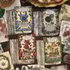 Paquete de materiales infeelme: Serie Crónicas Botánicas, hojas decorativas de fondo florales vintage para manualidades, 20 hojas en 4 diseños