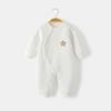 Ropa de bebé otoño e invierno nuevo traje Hayak acolchado de algodón para bebé para hombre recién nacido primavera y otoño mono cálido y grueso