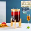 Botella de Vino de Vidrio Resistente a Altas Temperaturas con Grifo Barril de Bebidas Comercial de Autoservicio Lata de Jugo de Frutas Frías Contenedor de Barril de Cerveza Cola
