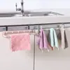 Suporte de Pendurar Dobrável para Porta de Armário com 5 Ganchos para Cozinha, Sem Pregos, para Panos, Espátulas, Utensílios de Cozinha