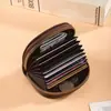 2025 Nuevo Original Coffee Star Moda Casual Tarjetero Almacenamiento de Identificación Mini Billetera para Monedas Tarjetero con Cremallera para Hombres y Mujeres
