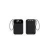 Mini Power Bank al por mayor con certificación 3C, gran capacidad de 20000 mAh, power bank portátil con cable, logo personalizado