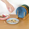 Plato para Snacks del Hogar, Bandeja de Frutas, Plato para Huesos, Plato para Residuos de Comida de Mesa, Plato para Huesos de Escritorio, Juego de Platos Pequeños