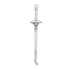 Suministro Exclusivo Transfronterizo de Suéter con Colgante de Cadena de Espada Larga de Gladiador Retro para Disfraz Accesorios de Joyería de Aleación