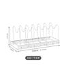 Estante de Almacenamiento de Cocina Ajustable Telescópico Interior de Gabinete Almacenamiento de Utensilios de Cocina Estante para Ollas Encimera Estante para Tazones y Platos Estante para Tapas de Ollas