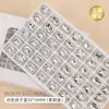 Novos Strass de Unha de Cristal Irregulares com Fundo Pontiagudo Famosos na Internet K9 Oval Ovo de Pombo Luxo Decorações de Unha