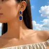 Bestsellers Transfronteiriços Europeus e Americanos: Brincos Elegantes e Requintados com Círculos Vazados de Verão Combinados com Flores de Rosa Pink