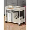 Estante Metálico para Documentos de Oficina Caja para Archivos Estante de Almacenamiento Multicapa Carpeta de Hierro Caja de Almacenamiento de Archivo Vertical Libro