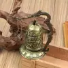 Adorno de Campana Exquisita con Patrón de Dragón de Aleación, Estilo Étnico Chino Metal Oficina Regalo Decoración con un Toque de Alta Gama, Fabricante
