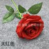 Simulação de casamento flor de rosa única de flanela arranjo de flores para auditório de casamento flor para a noiva segurar cenário de hotel flor artificial atacado