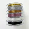 Alambre de Oro de Fábrica Rollo Pequeño Alambre de Acero Pulsera de Perlas Collar Joyería Alambre para Abalorios Accesorios DIY Materiales
