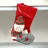 Nuevos Calcetines de Navidad Bolsas de Regalo de Navidad Calcetines Pequeños de Navidad Colgantes Adornos para Árbol de Navidad Bolsas Decorativas Bolsas de Dulces