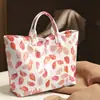 Plataforma independente Temu transfronteiriça nova bolsa de mão à prova d'água PVC+lona para o dia a dia portátil bolsa de ombro bolsa tote