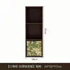 Estantería Modular Estilo Vintage, Estante de Almacenamiento Independiente, Gabinete de Almacenamiento para Sala de Estar, Librero Bajo de Pared, Gabinete de Ocho Compartimentos