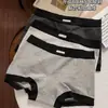 Ropa Interior para Mujer, Algodón Puro, Antibacteriano, Entrepierna de Algodón, Estilo Nuevo, Serie Gris, Cintura Media para Mujer, Sin Costuras, Cubre Cadera, Boxer Deportivo